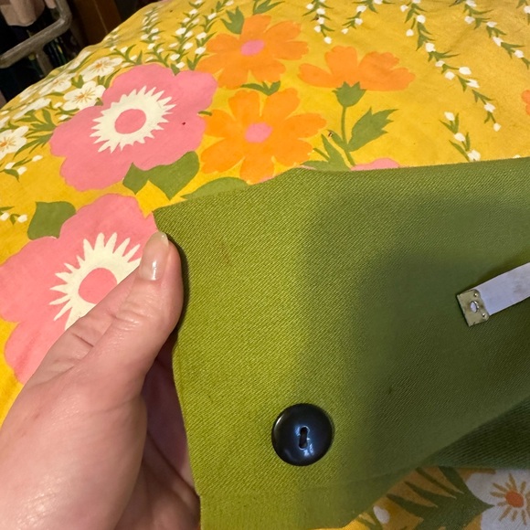 Vintage Norton McNaughton blazer, pea green - Picture 4 of 5